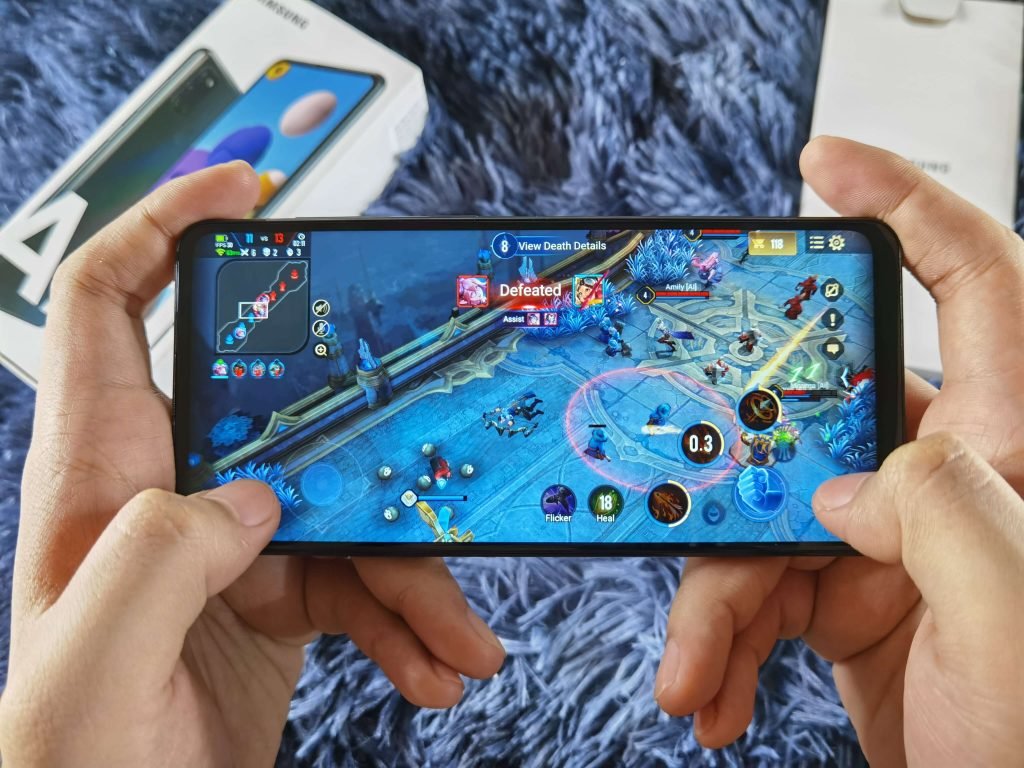 samsung a21s at game