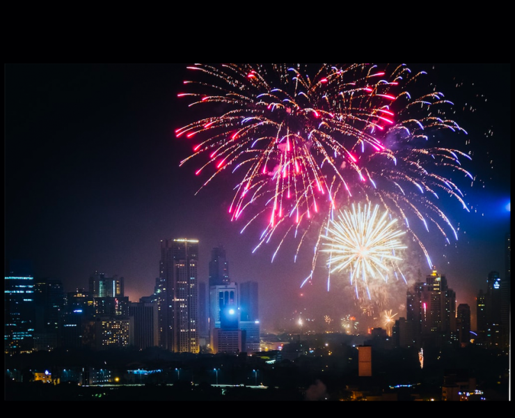 Fireworks display in Metro Manila