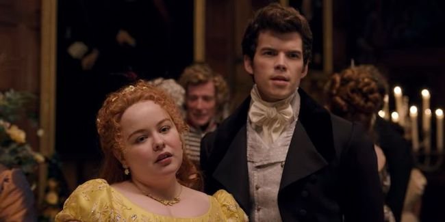 Penelope Featherington and Colin Bridgerton