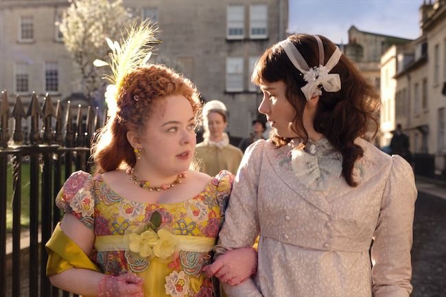 Penelope Featherington and Eloise Bridgerton