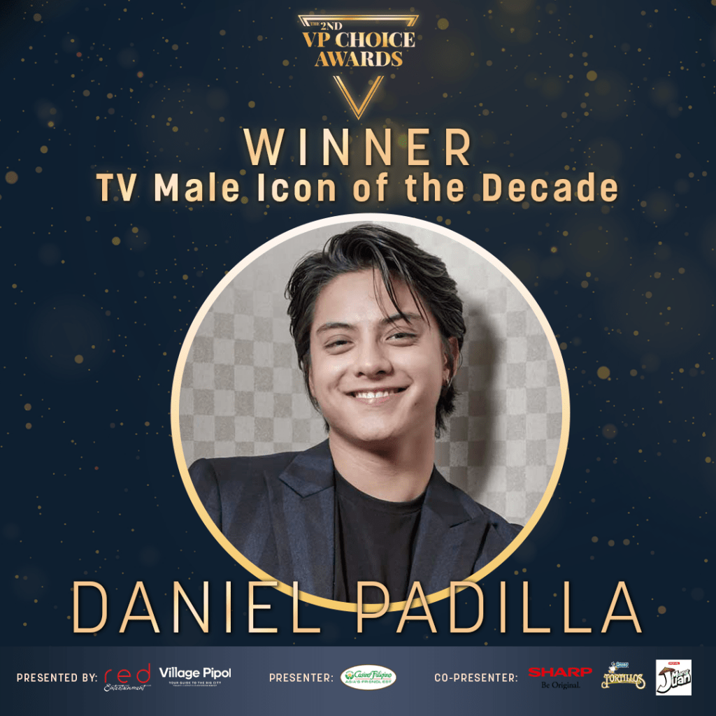 KathNiel receives the VP Choice Award for TV Icons of the Decade