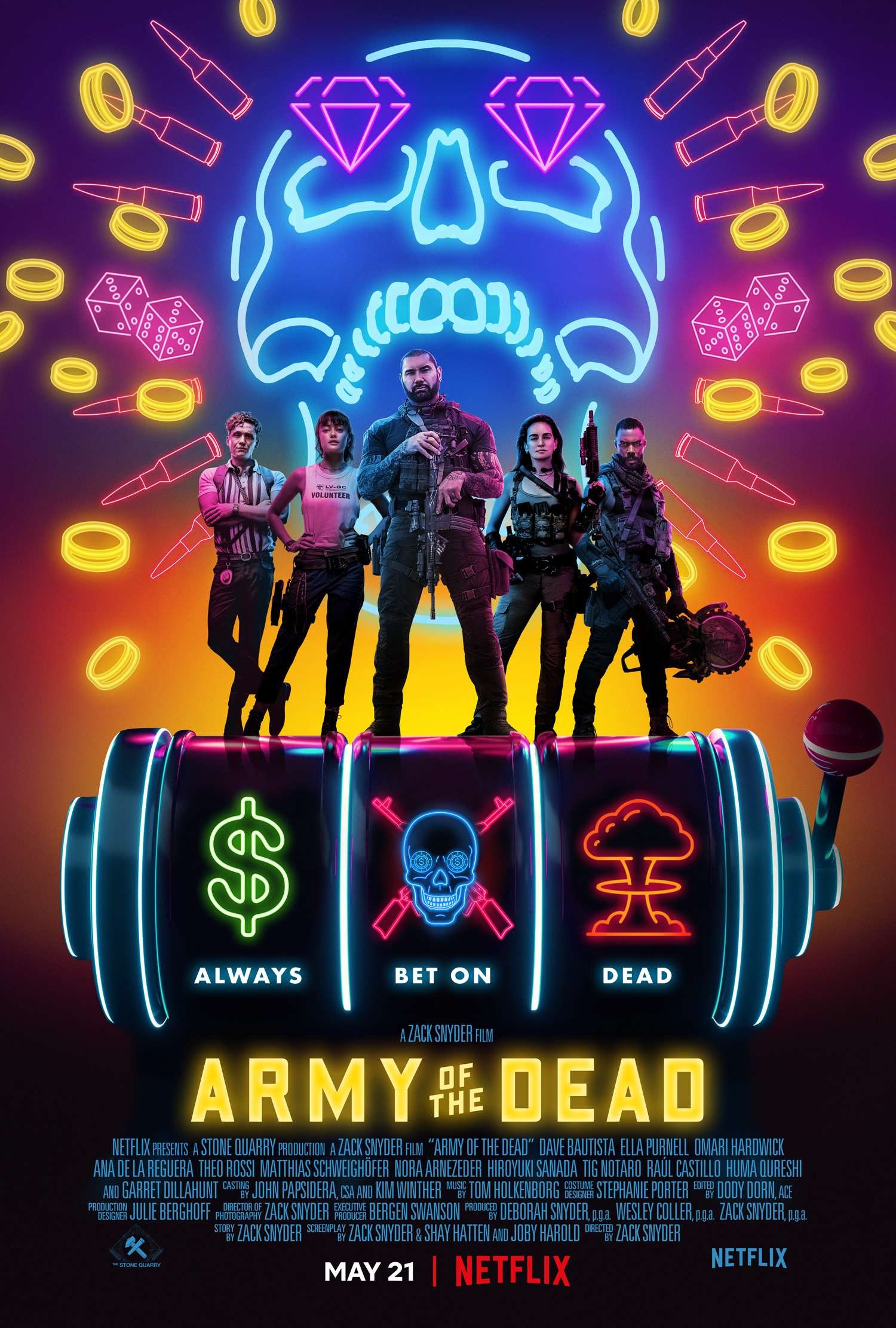 Army of the Dead Official Poster Press Conference with Zack Snyder