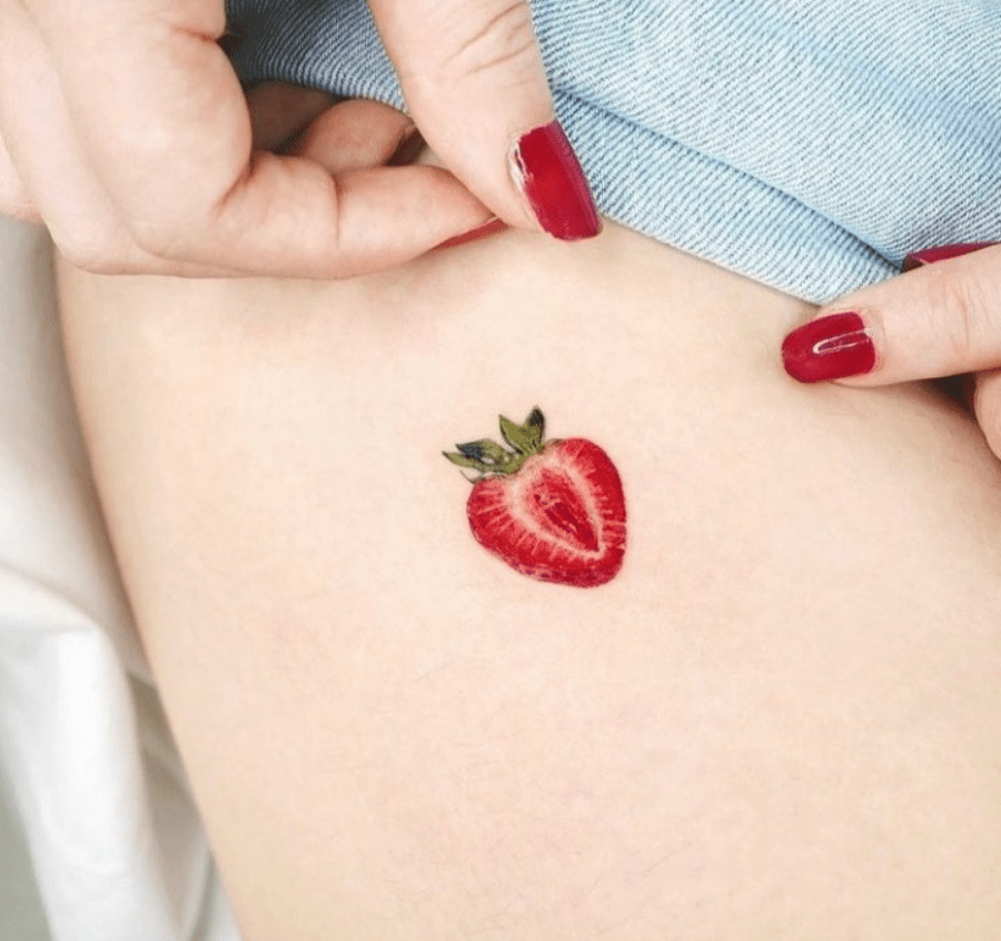 Here are some aesthetic fruit tattoo ideas you might want to try!