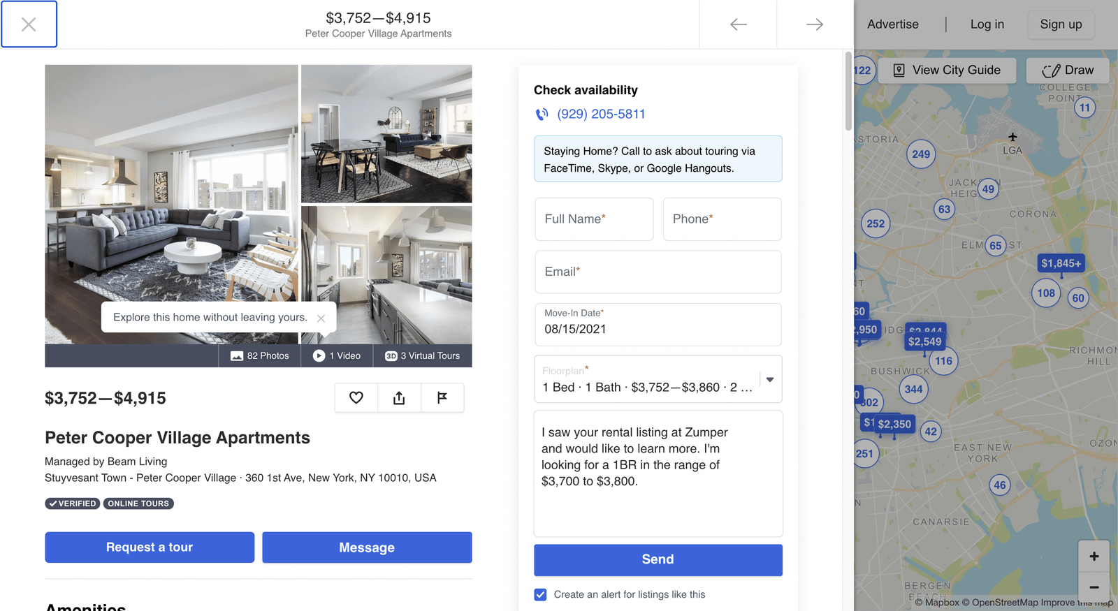 Zumper Apartment Search Resource New York Apartments