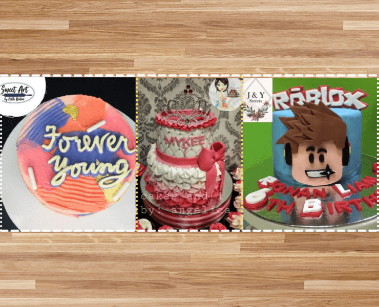 cakes by Sweet Art by Nikki Baltan, Cakes and I by Angelica, and J&Y Sweets