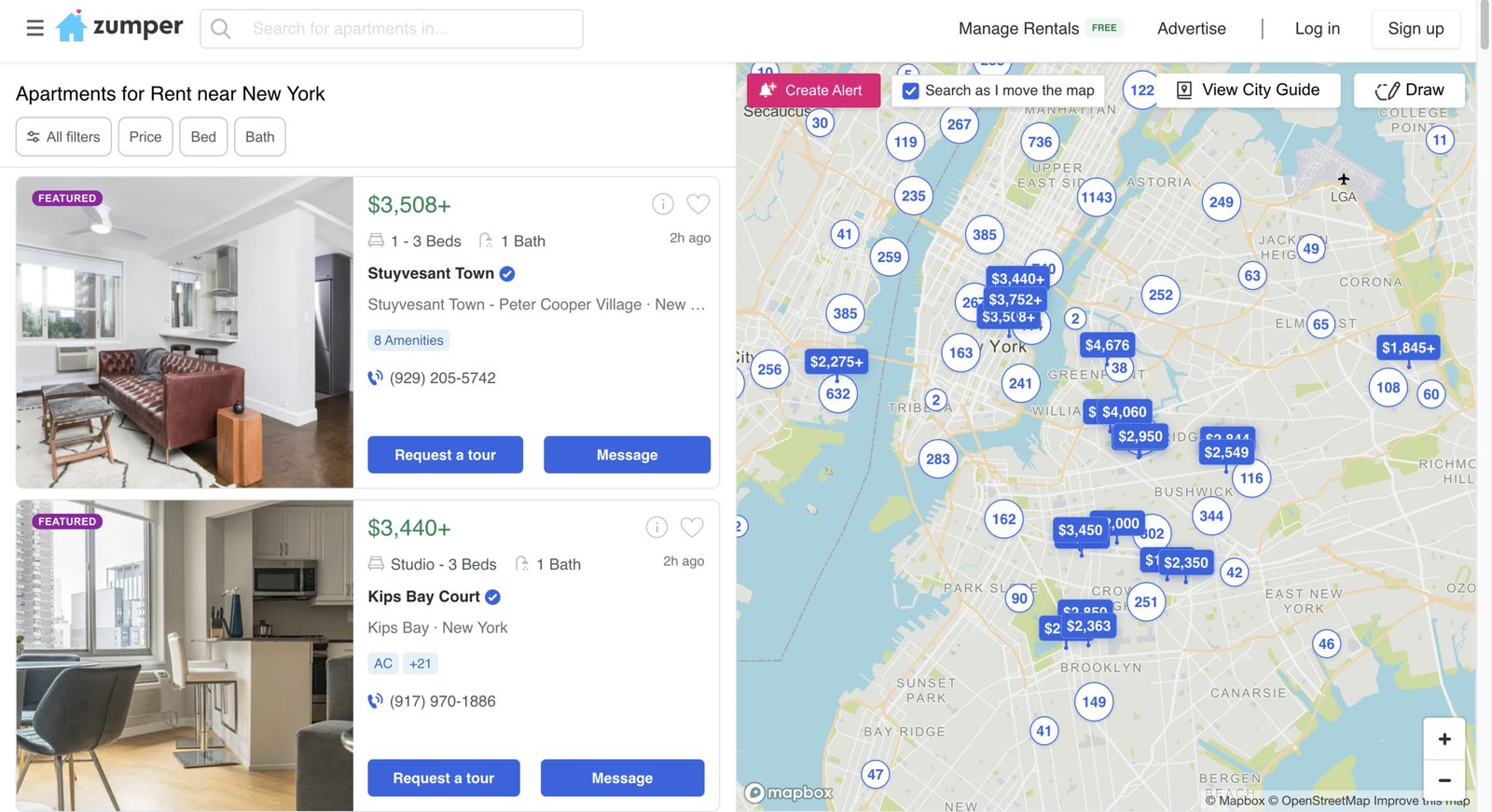 Zumper Apartment Search Resource New York Apartments