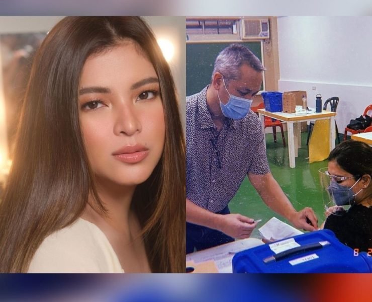 Angel Locsin receives her COVID-19 vaccine