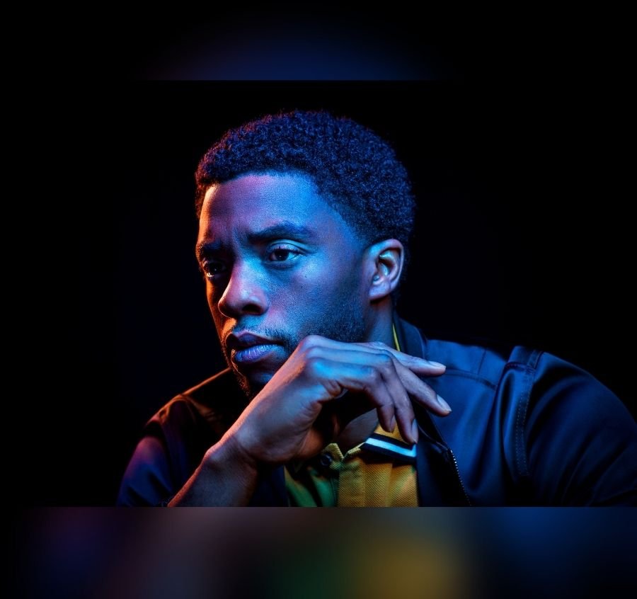 Photo of the late Chadwick Boseman