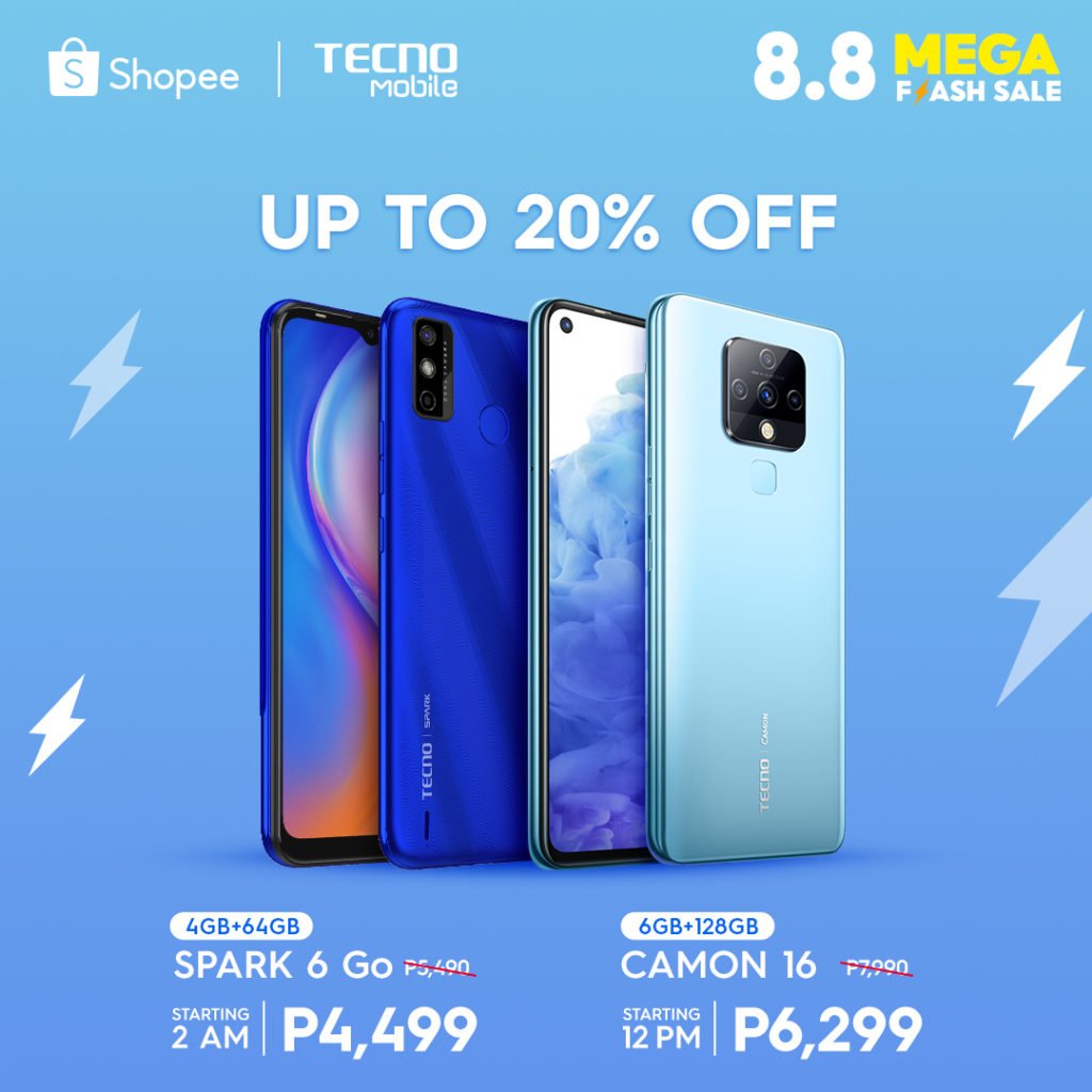 The Greatest Deals Are Coming To TECNO Mobile Online Stores This 8.8