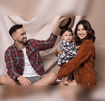 Billy Crawford and family shoot