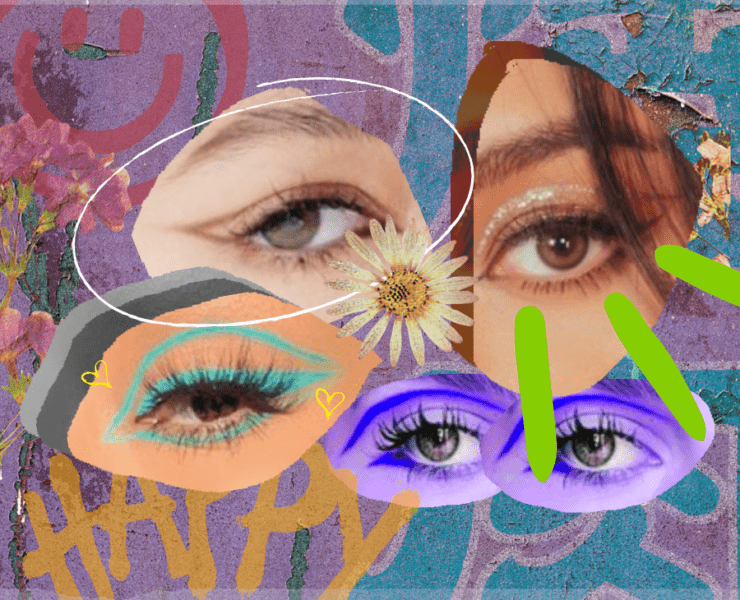 Illustration of graphic eye arts
