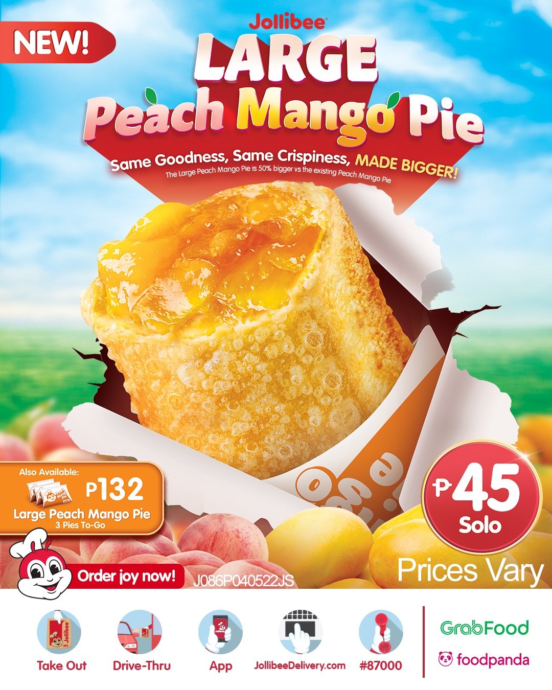 peach mango pie