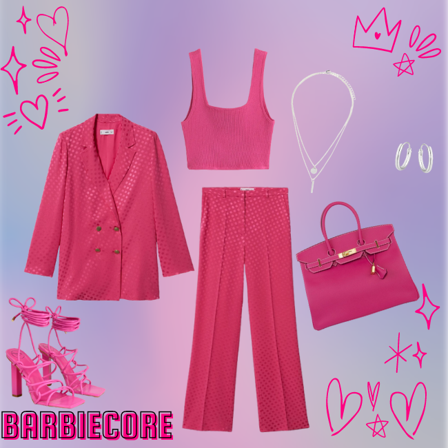charlotte 𔘓 barbie pink outfit 📌 on X: aesthetic y2k bag ideas