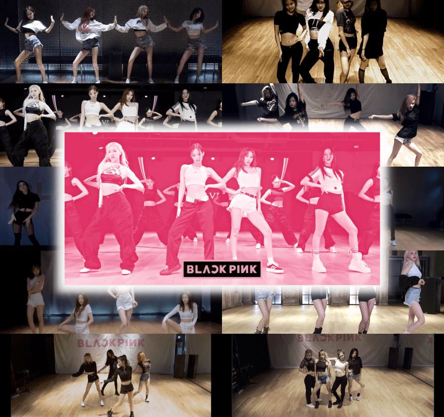 BLACKPINK and their dance practice outfits through the years