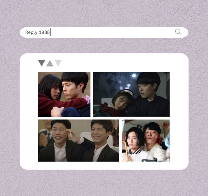 Reply 1988 love triangle occurences.