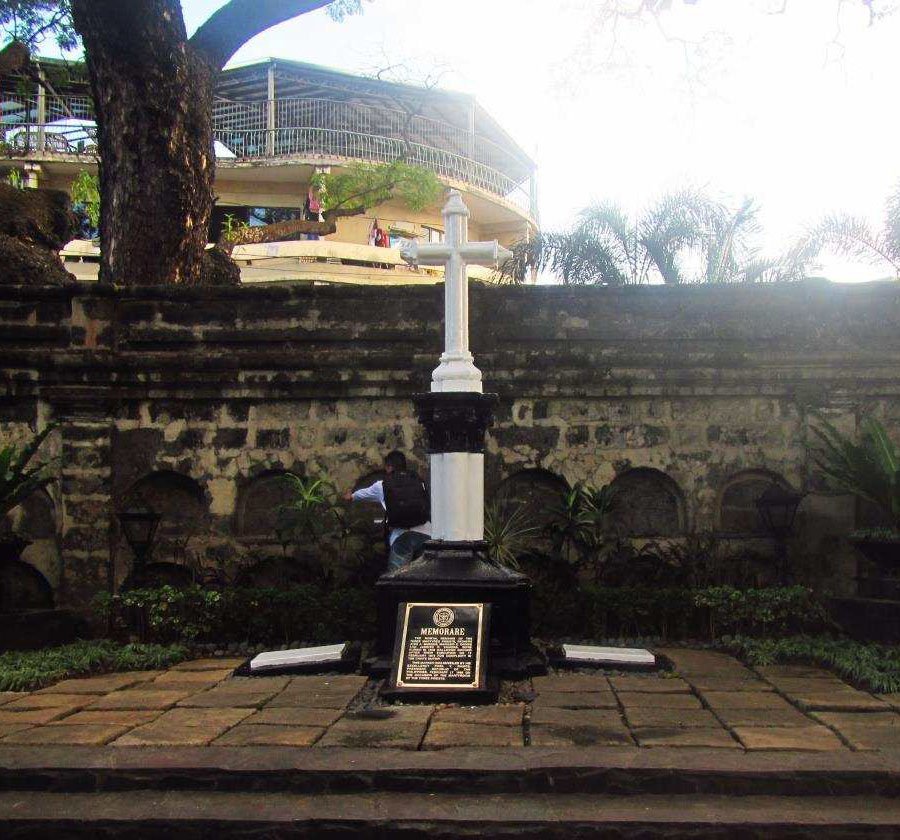 Cross for the three martyred priest. Photo Credit: Sarah Jane S. Pahimnayan