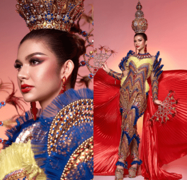 Micca Rossal merges the Philippines for her Miss Aura International National Costume