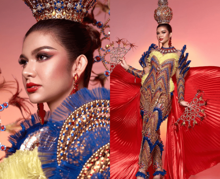 Micca Rossal merges the Philippines for her Miss Aura International National Costume