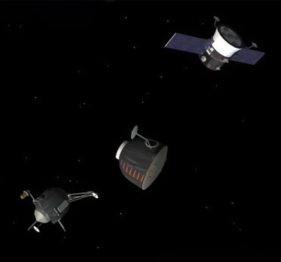 This illustration showing the Soyuz Descent Module. Photo Credit: NASA