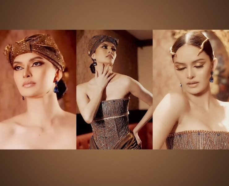 Gabrielle Basiano is viciously stunning in this Valentina-inspired Evening Gown