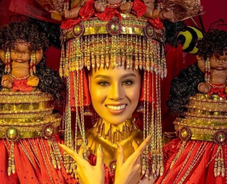 Lucky Faye Angelie Erese is stingingly gorgeous in her Aeta-inspired National Costume