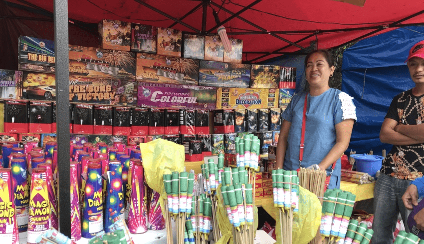 A variety of firecrackers will be available for purchase prior to New Year's Day.