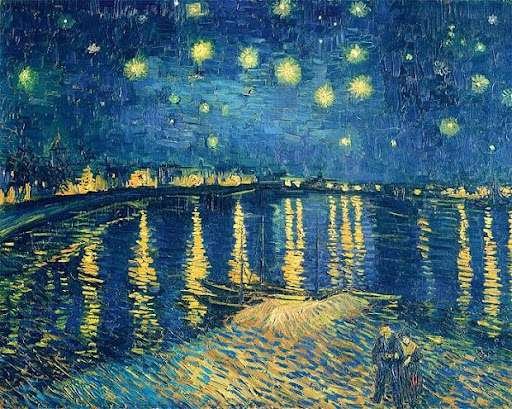 Starry Night Over the Rhône by Van Gogh