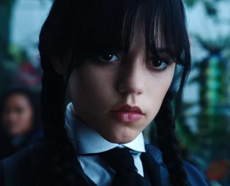 Jenna Ortega as Wednesday Addams