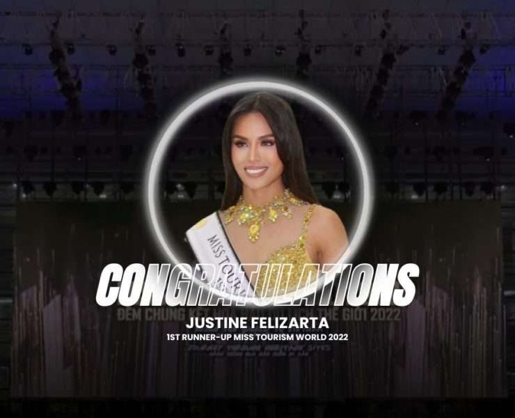 Justine Felizarta is Miss Tourism World 2022 1st runner-up