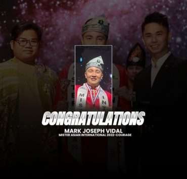 Mark Joseph Vidal is Mister Asian International 2022-Courage