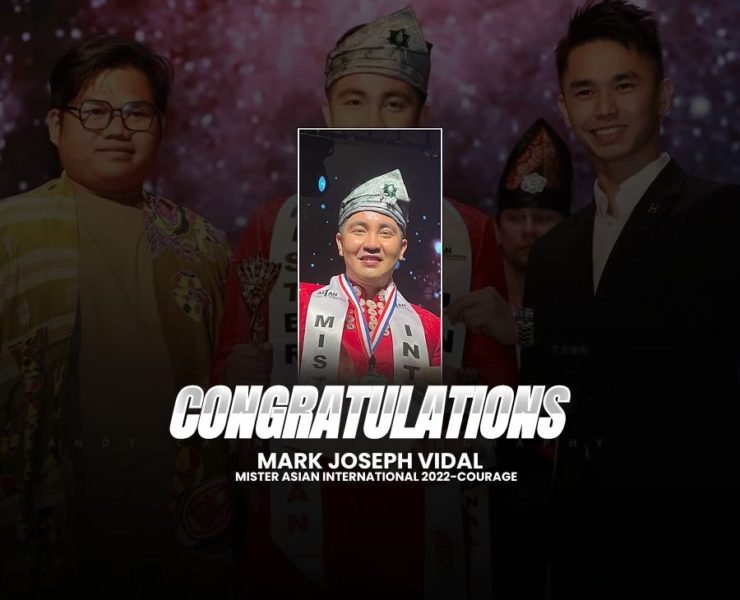 Mark Joseph Vidal is Mister Asian International 2022-Courage
