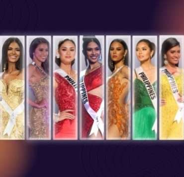 Miss Universe Philippines Preliminary gowns from 2015 to 2021