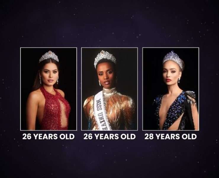 Oldest Miss Universe winners