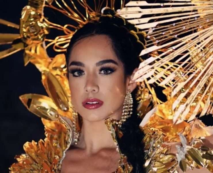 Paula Ortega shines bright in her Sun-inspired National Costume