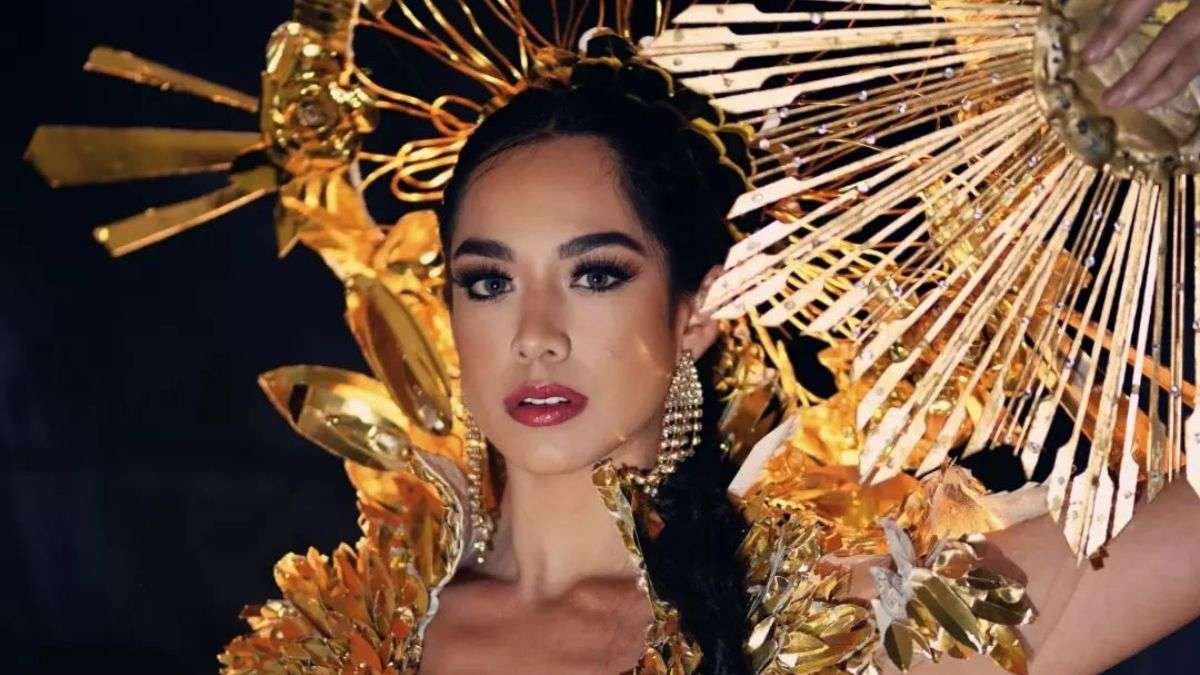 Paula Ortega shines bright in her Sun-inspired National Costume