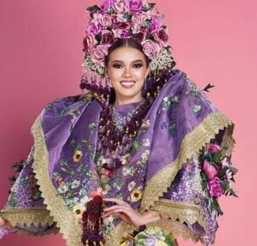 Annabelle McDonnell is pleasantly beautiful in her Flower National Costume