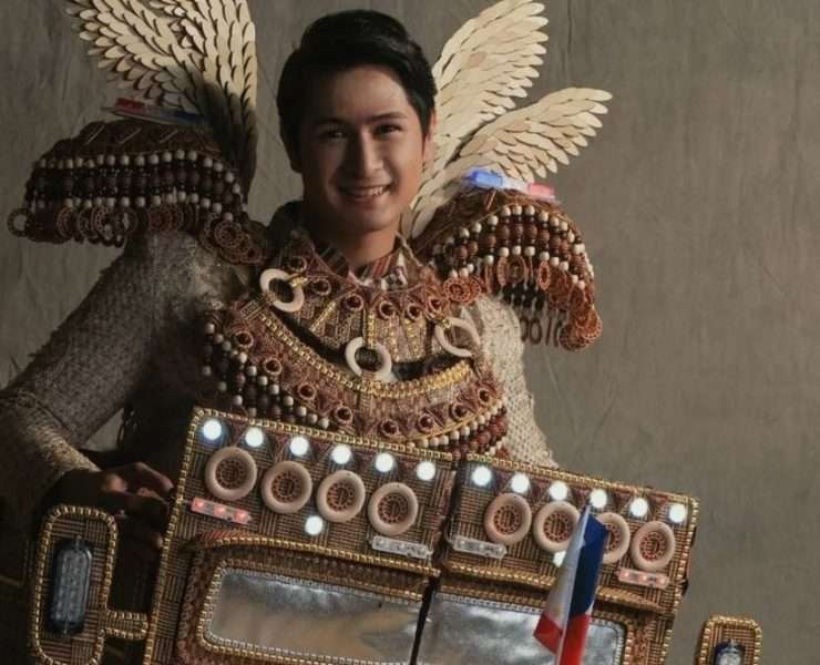 Mark Avendano zooms in his Jeepney-inspired National Costume