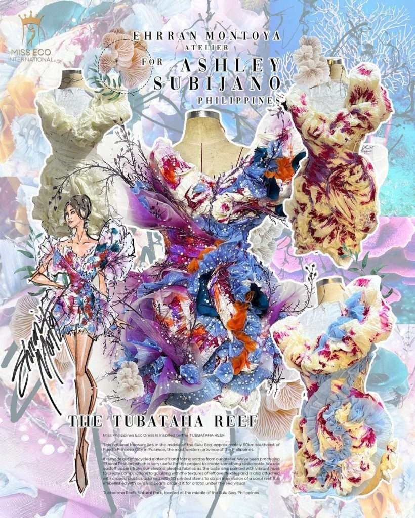 A deep dive into Ashely Subijano's 'Tubbataha Reef' Eco Dress