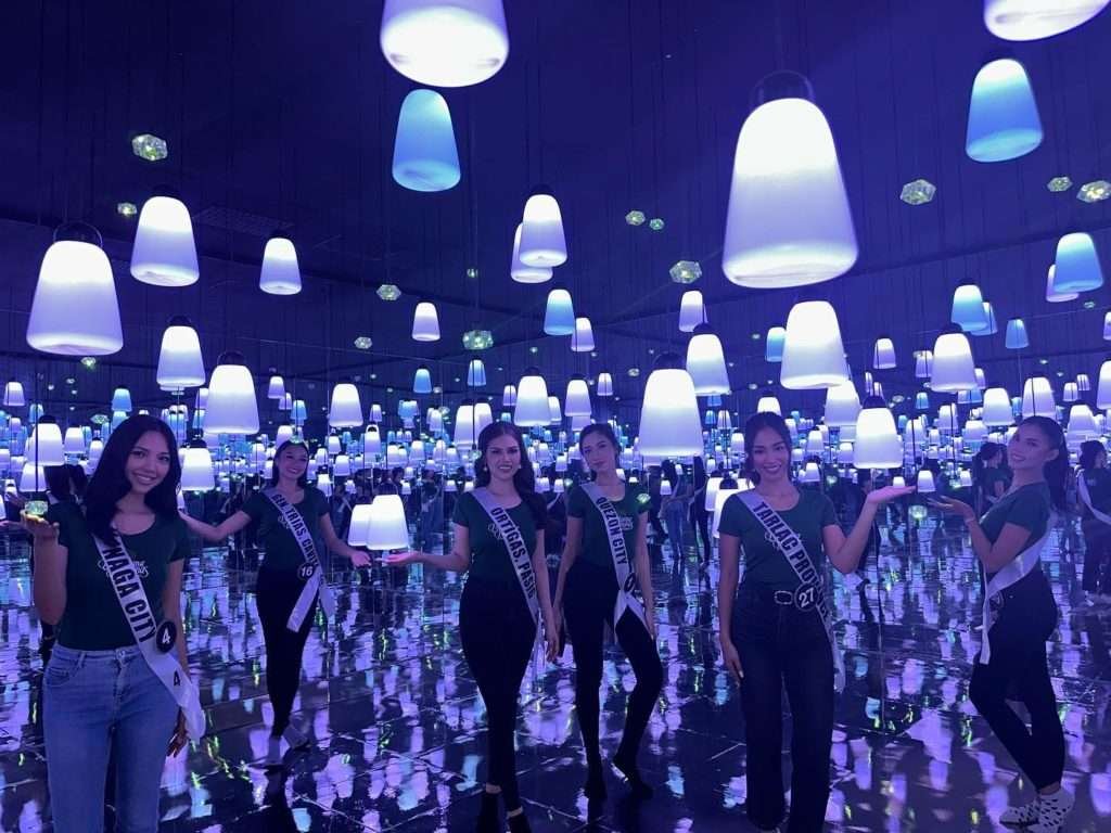 Binibining Pilipinas 2023 Candidates visits the Art in Island: The Media Square