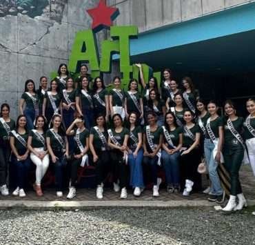 Binibining Pilipinas 2023 Candidates visits the Art in Island: The Media Square