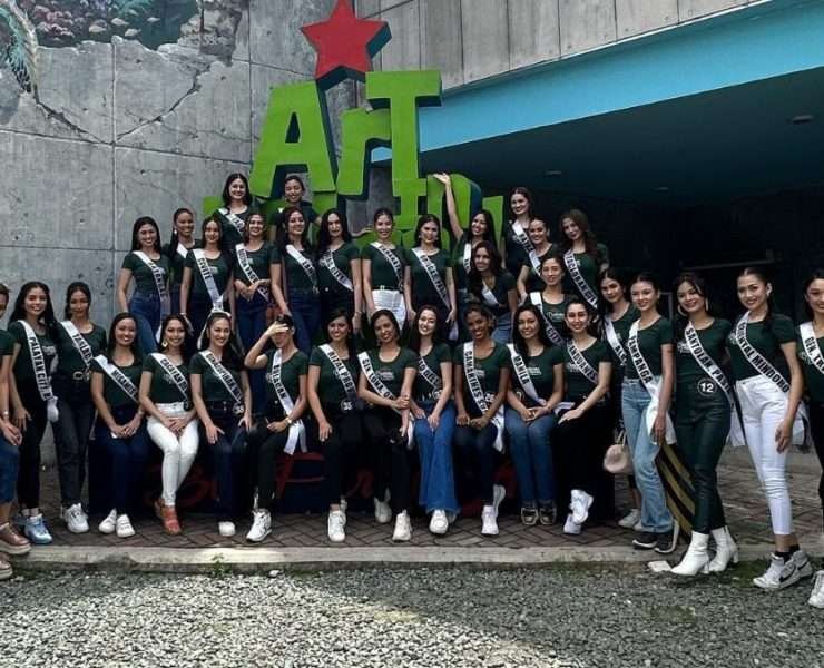 Binibining Pilipinas 2023 Candidates visits the Art in Island: The Media Square
