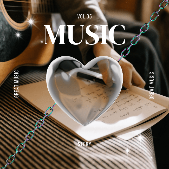 musician composes feelings as well