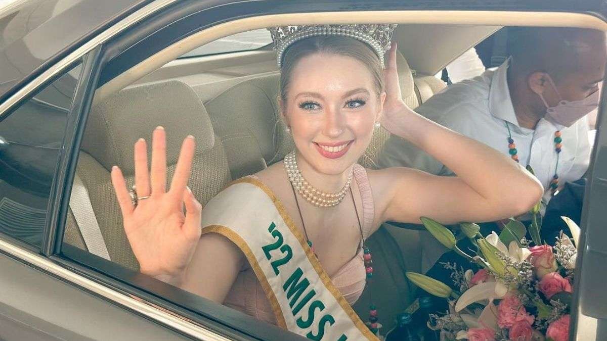 Miss International 2022 Jasmin Selberg arrives in the Philippines