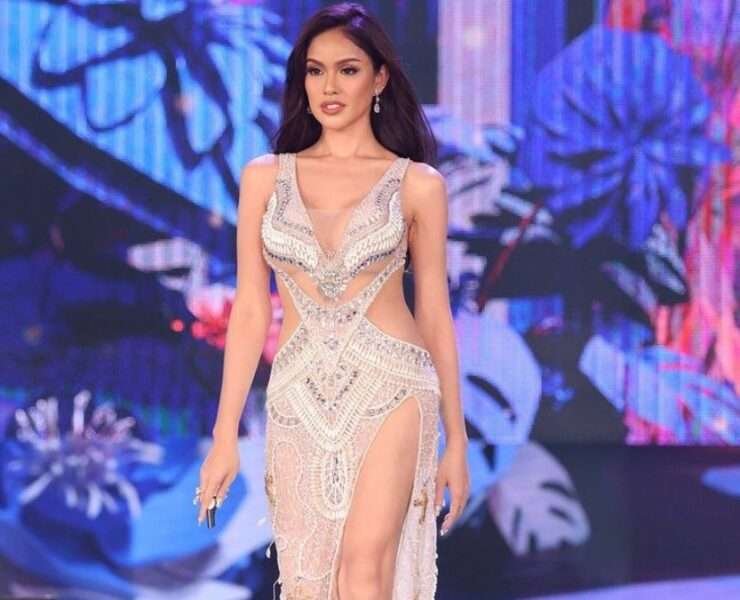 Lars Pacheco radiates in her Miss International Queen 2023 preliminary evening gown