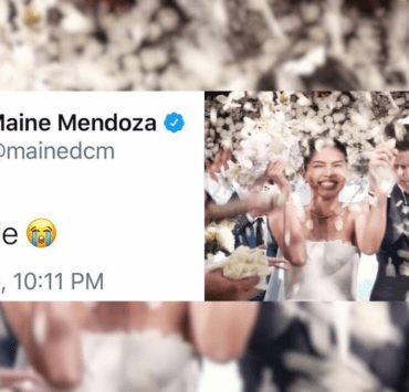 Maine Mendoza's tweet and her wedding with Arjo Atayde