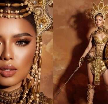 Khryss Go is in fighting form in her Miss Aura International national costume