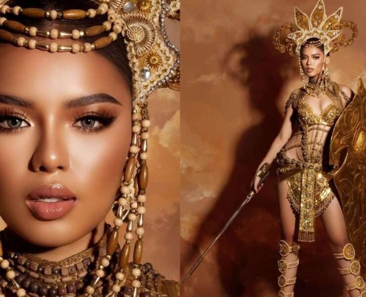 Khryss Go is in fighting form in her Miss Aura International national costume