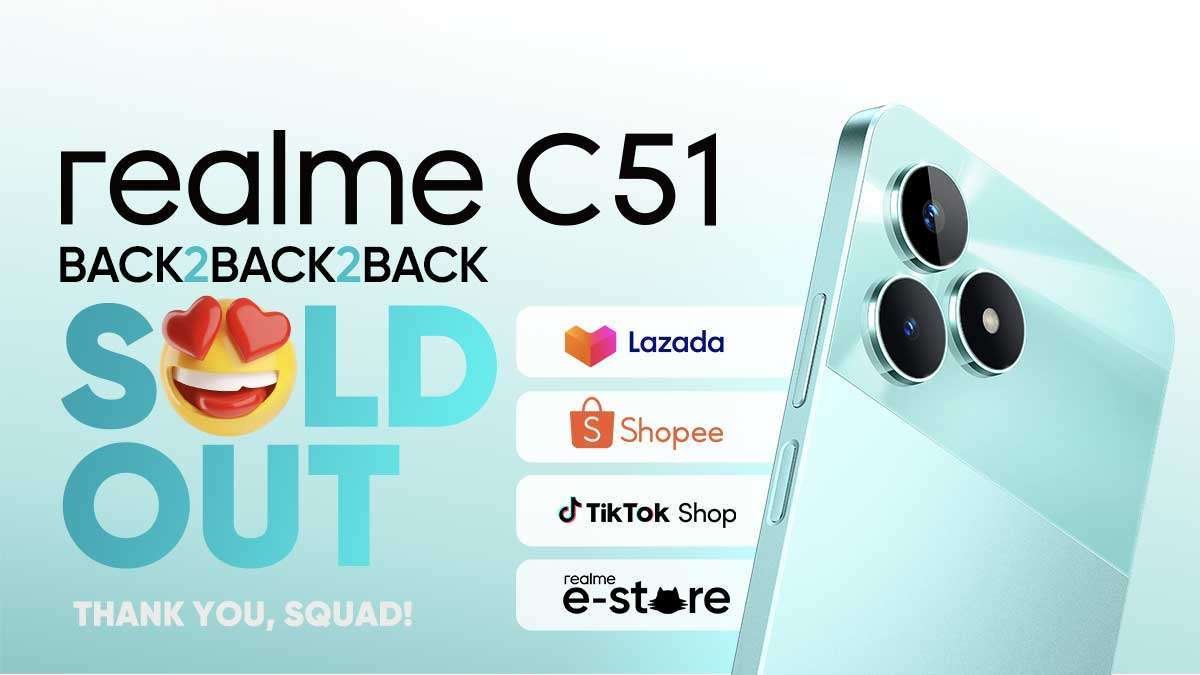 realme C51 Achieves SOLD OUT Performance in all Online Platforms