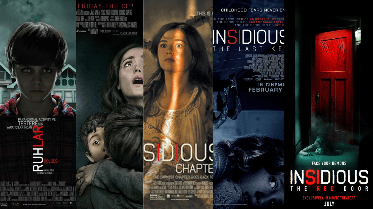 Insidious / Insidious: Chapter 2 / Insidious: Chapter 3 / Insidious: The  Last Key [DVD]