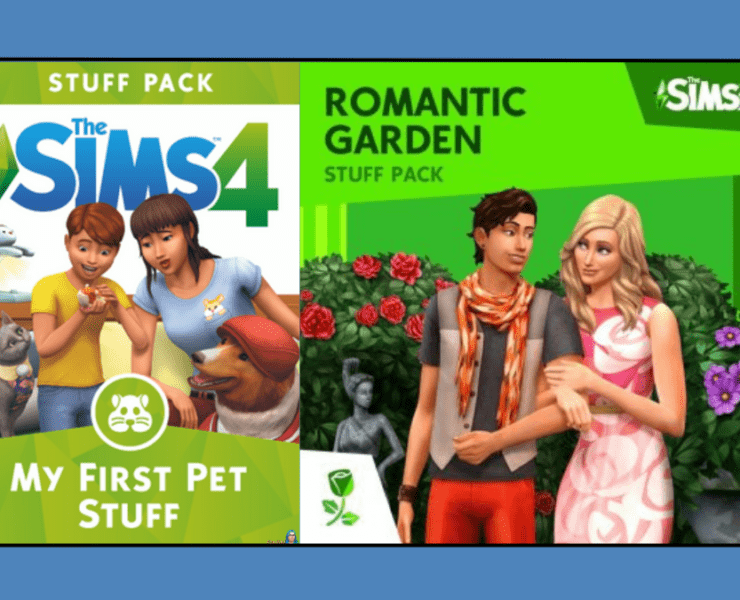 Free stuffs on Sims 4: Me First Pet Stuff and Romantic Garden